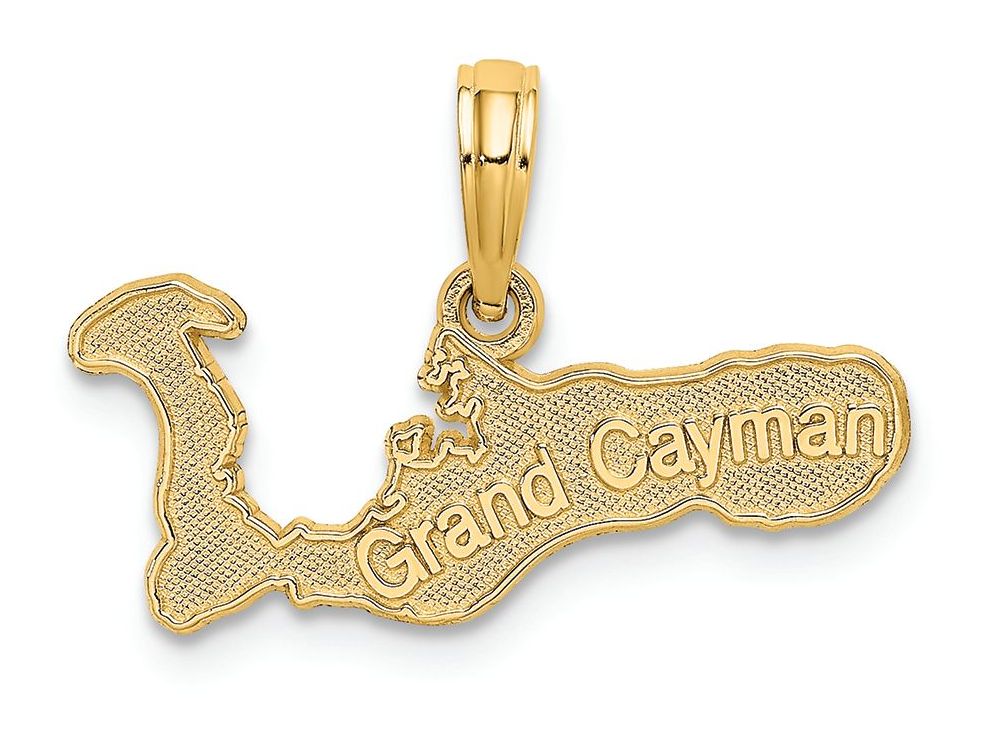 FJC Finejewelers 14k Yellow Gold Grand Cayman Island Charm