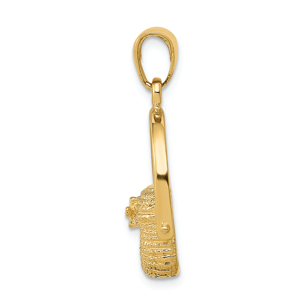 FJC Finejewelers 14k Yellow Gold Large Nantucket Basket Charm