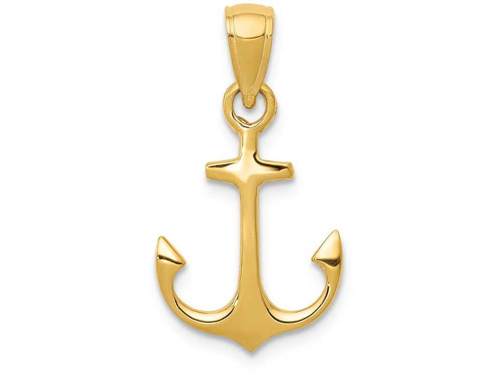 FJC Finejewelers 14k Yellow Gold Anchor Charm
