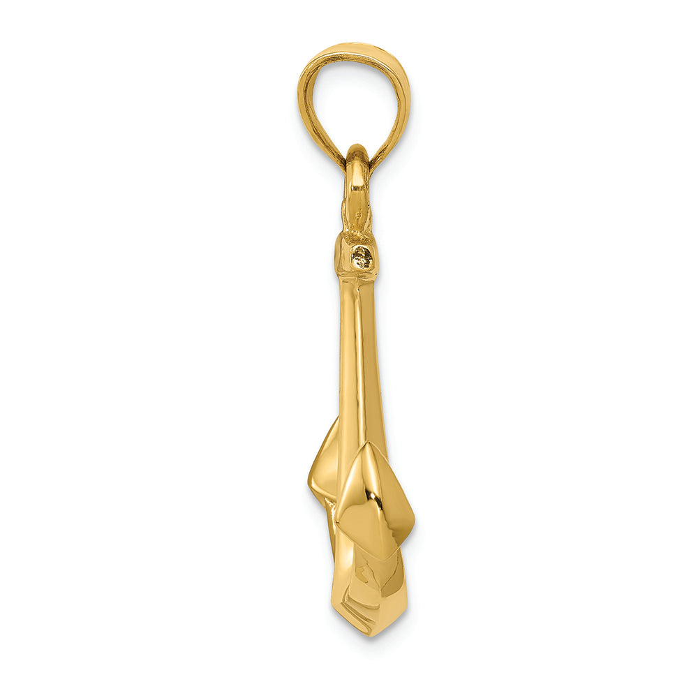 FJC Finejewelers 14k Yellow Gold 3d Anchor Charm