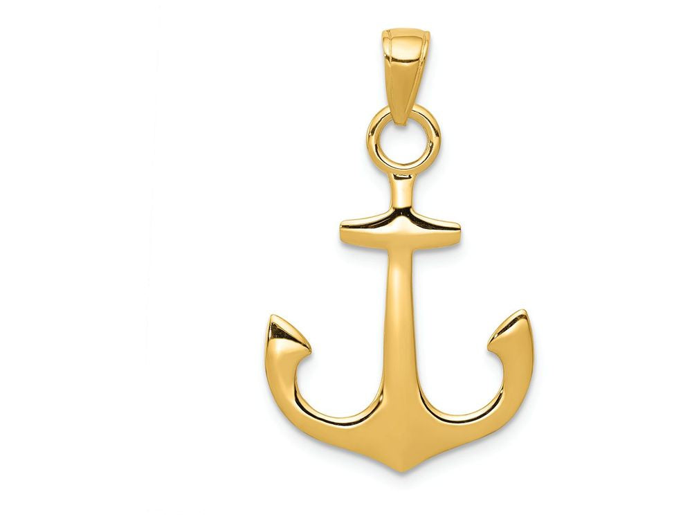FJC Finejewelers 14k Yellow Gold Anchor Charm