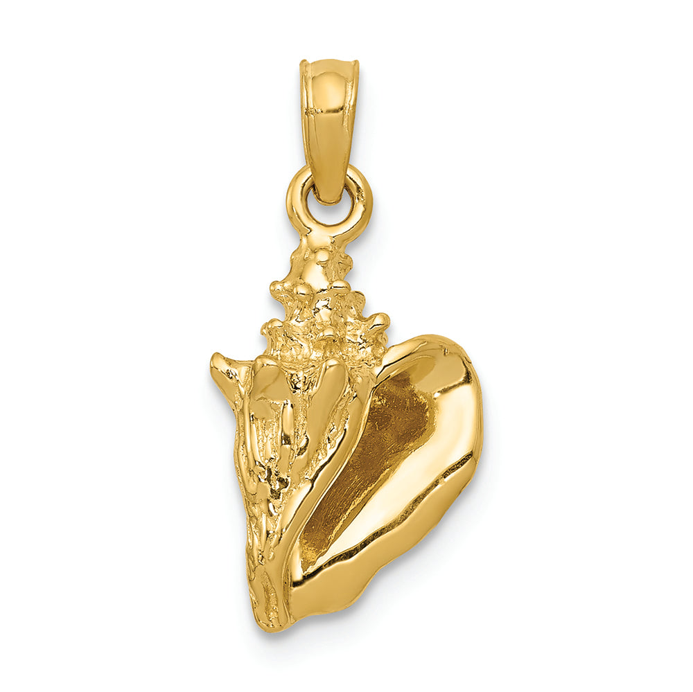 FJC Finejewelers 14k Yellow Gold 3d Conch Shell Charm