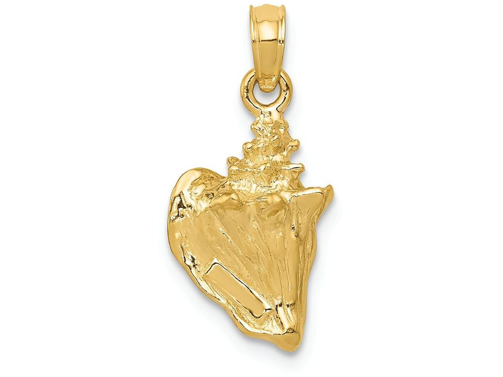 FJC Finejewelers 14k Yellow Gold 3d Conch Shell Charm