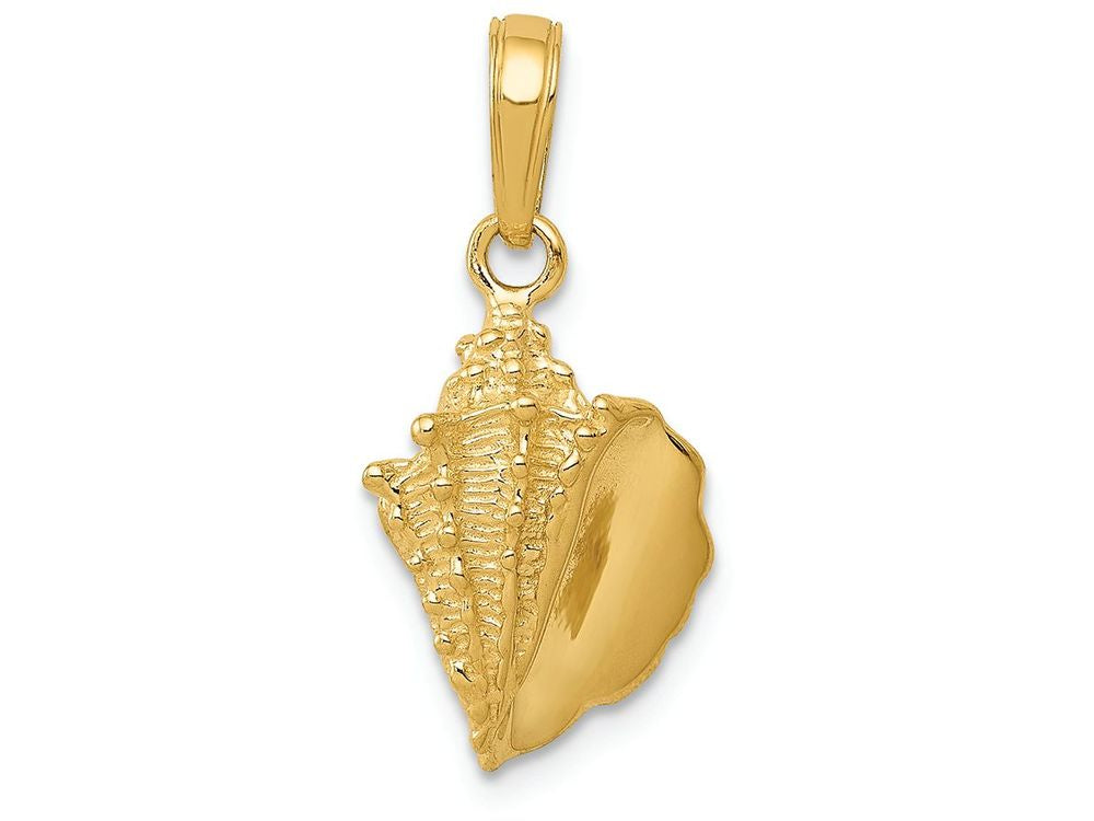 FJC Finejewelers 14k Yellow Gold Solid Polished Conch Shell Charm