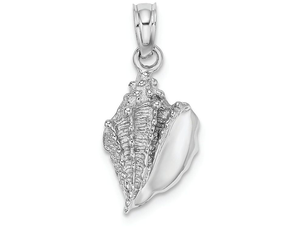 FJC Finejewelers 14k White Gold White Conch Shell Charm