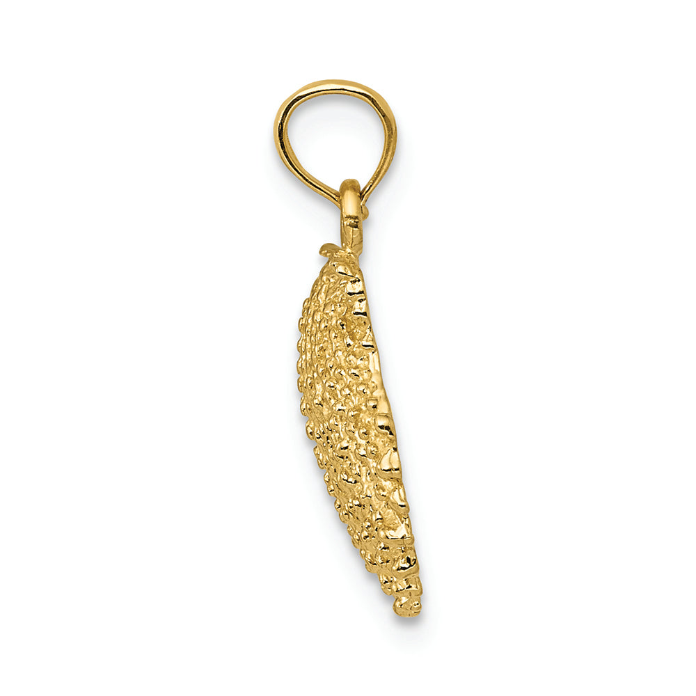 FJC Finejewelers 14k Yellow Gold Textured Scallop Shell Charm