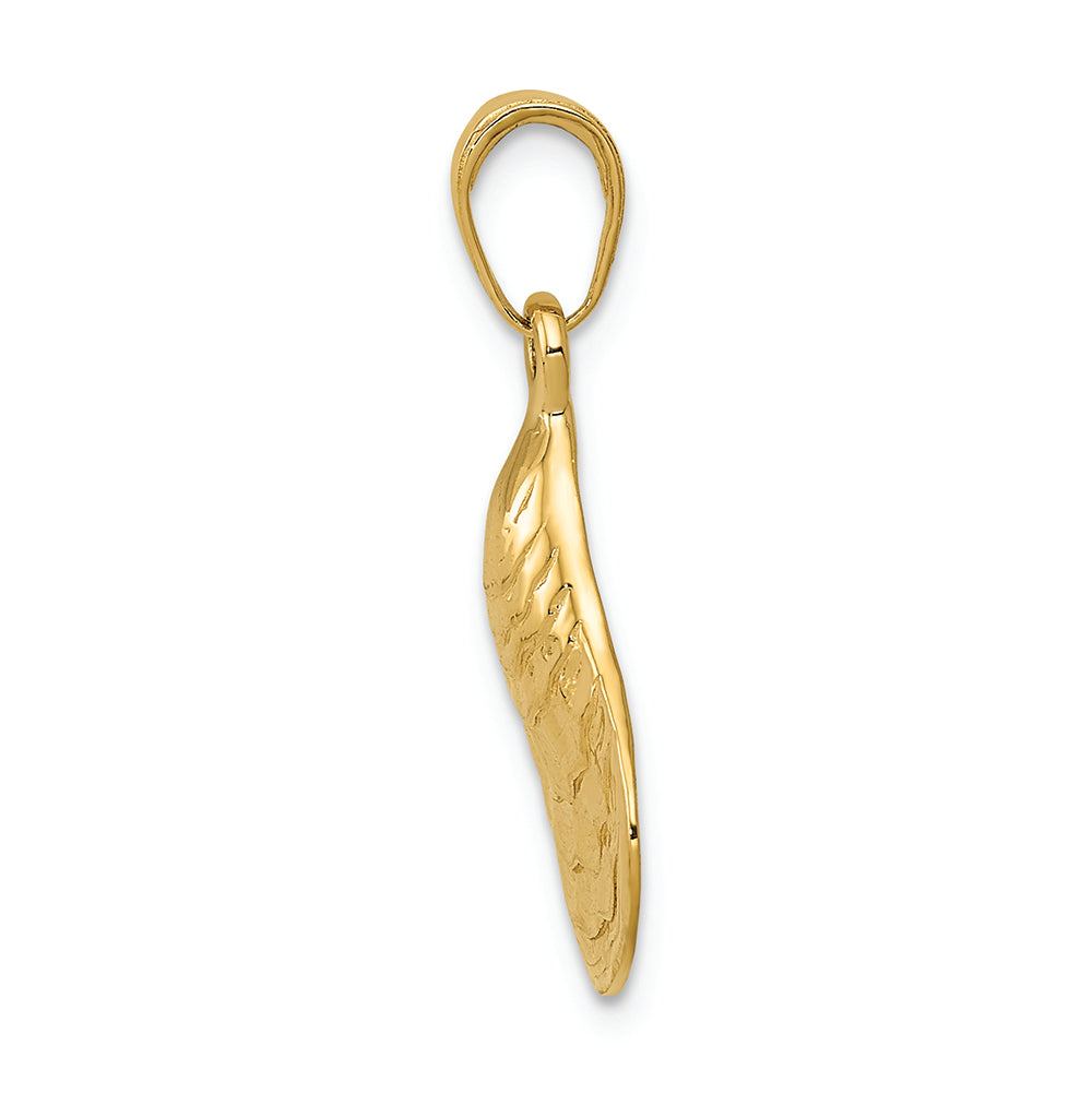 FJC Finejewelers 14k Yellow Gold Oyster Shell Charm