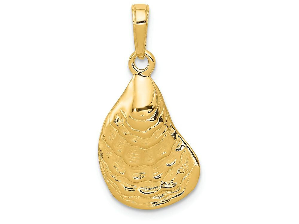 FJC Finejewelers 14k Yellow Gold Oyster Shell Charm