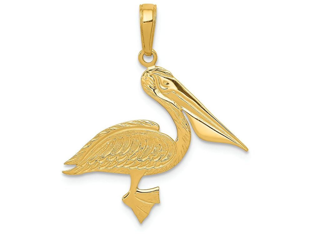 FJC Finejewelers 14k Yellow Gold Pelican Charm