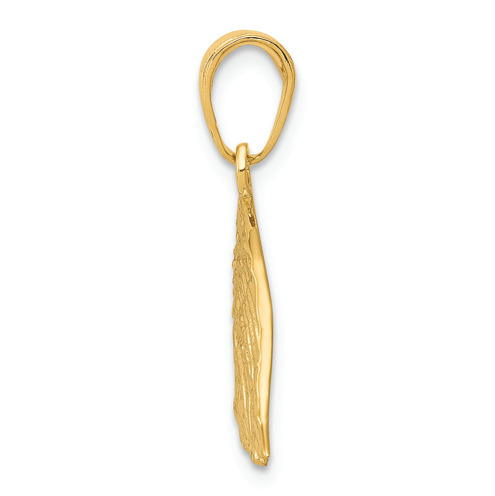FJC Finejewelers 14k Yellow Gold Eagle Head Charm