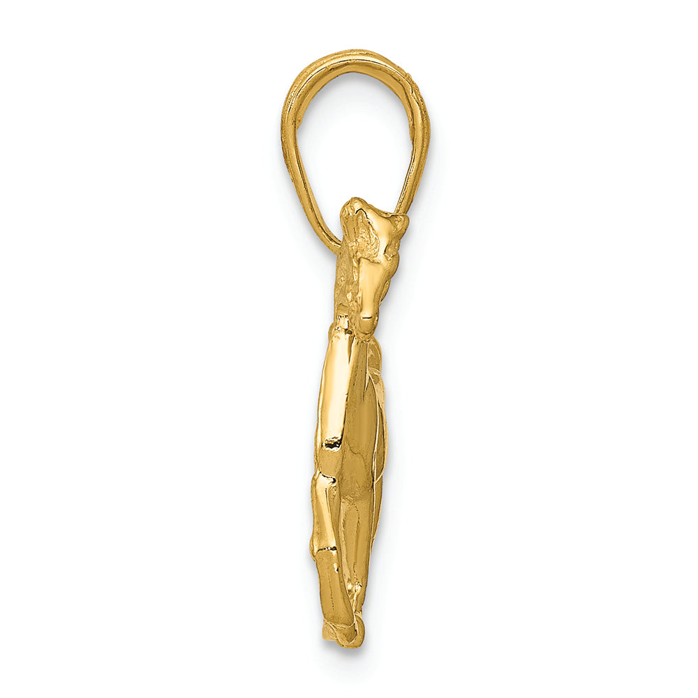 FJC Finejewelers 14k Yellow Gold Standing Horse Charm