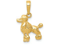 FJC Finejewelers 14k Yellow Gold Poodle Dog Charm