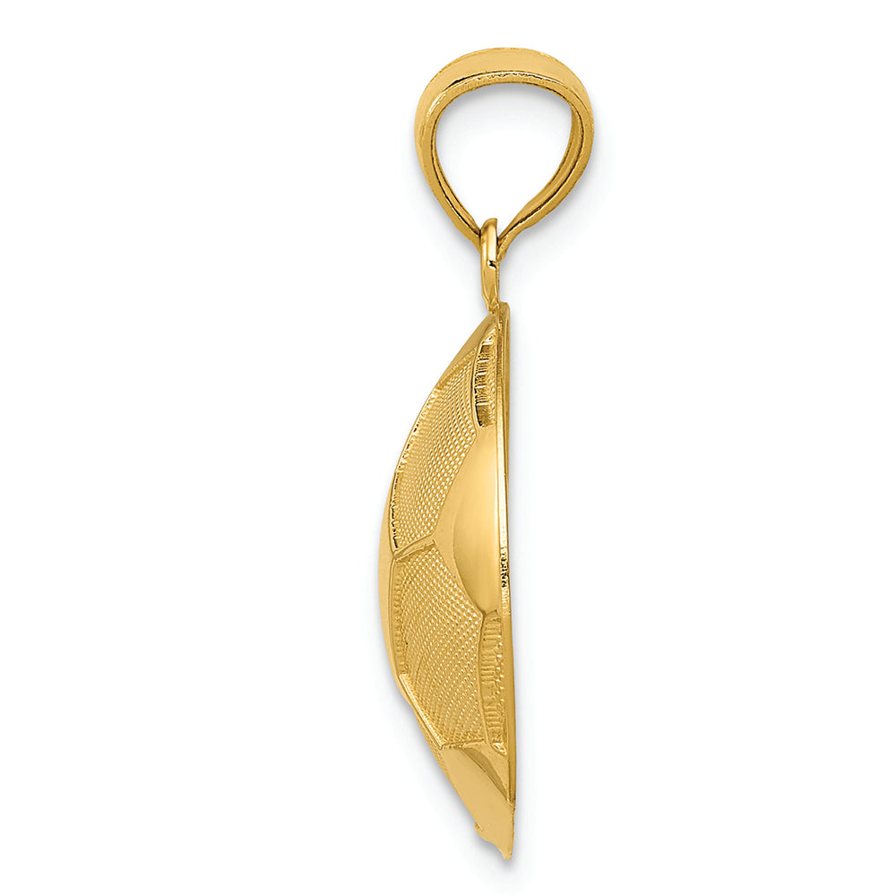 FJC Finejewelers 14k Yellow Gold Soccer Ball Charm