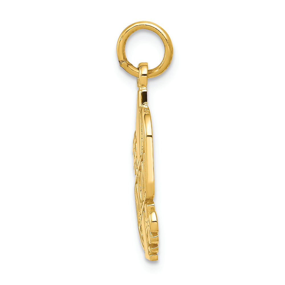 FJC Finejewelers 14k Yellow Gold #1 Mom Charm