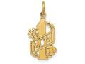 FJC Finejewelers 14k Yellow Gold #1 Mom Charm