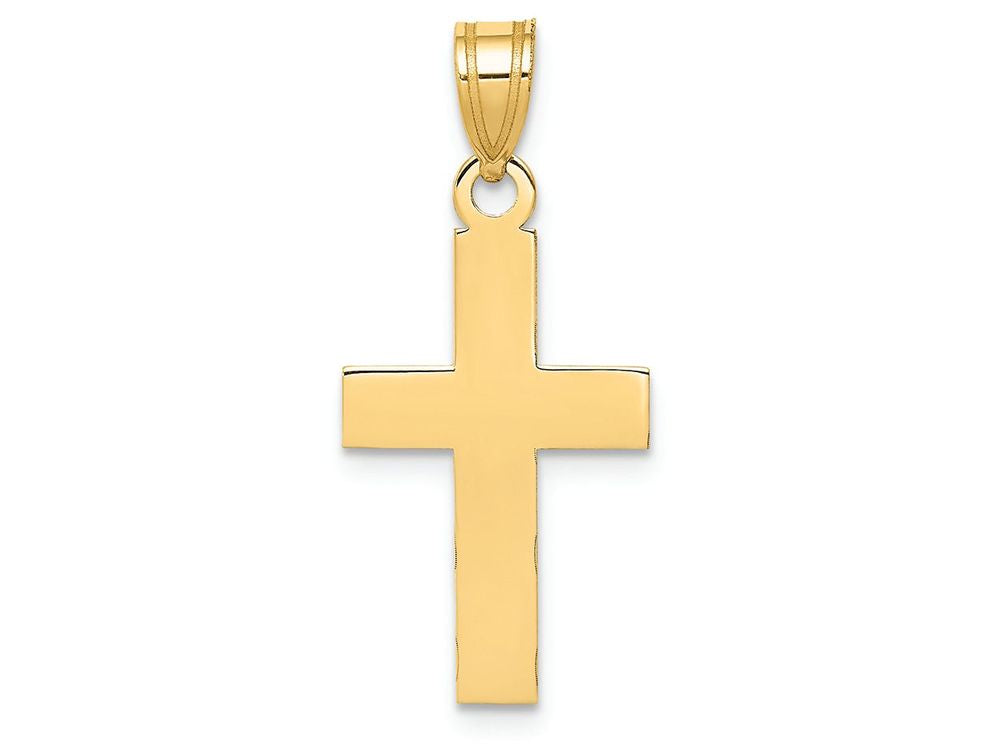 FJC Finejewelers 14k Yellow Gold Polished Cross Charm