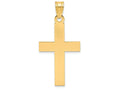 FJC Finejewelers 14k Yellow Gold Polished Cross Charm