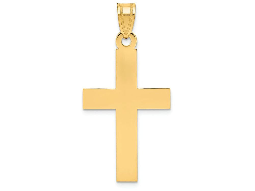 FJC Finejewelers 14k Yellow Gold Polished Cross Charm