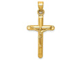 FJC Finejewelers 14k Yellow Gold Hollow Crucifix Charm