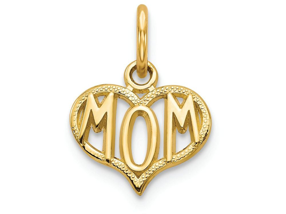 FJC Finejewelers 14k Yellow Gold Mom Charm