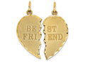 FJC Finejewelers 14k Yellow Gold Best Friend 2-piece Charm