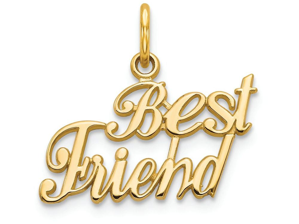 FJC Finejewelers 14k Yellow Gold Best Friend Charm