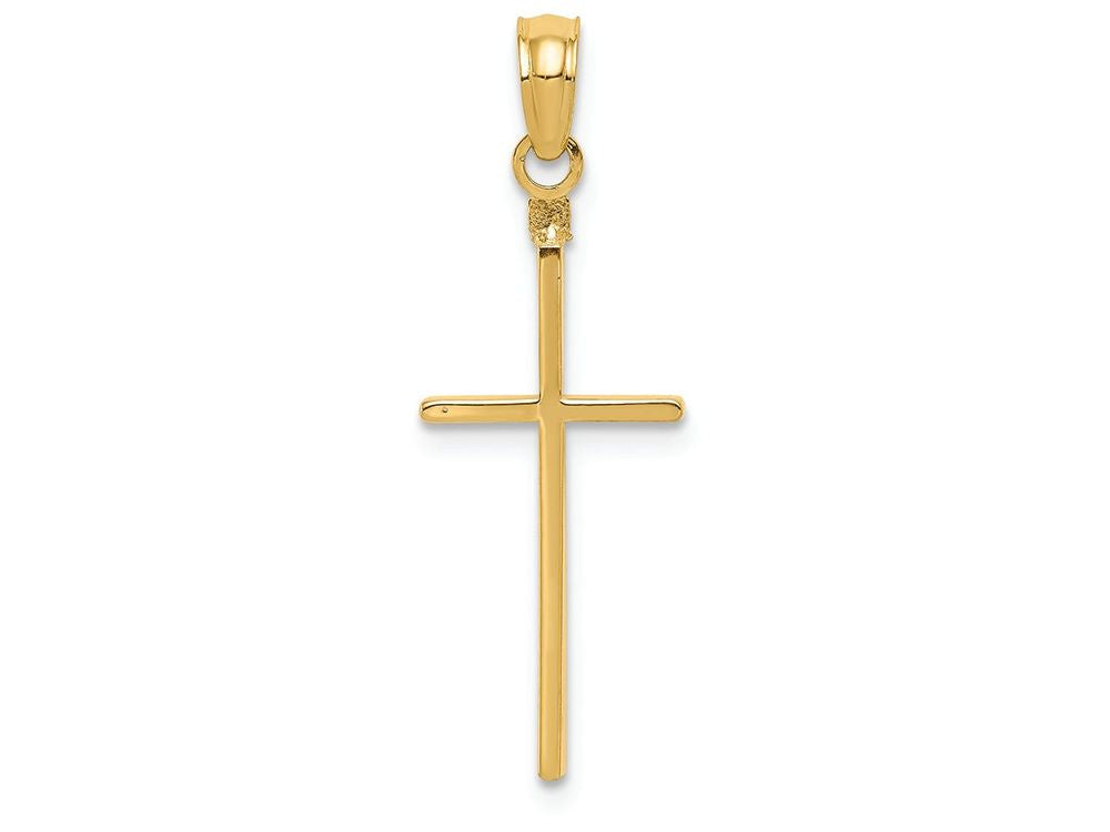 FJC Finejewelers 14k Yellow Gold Polished Cross Charm