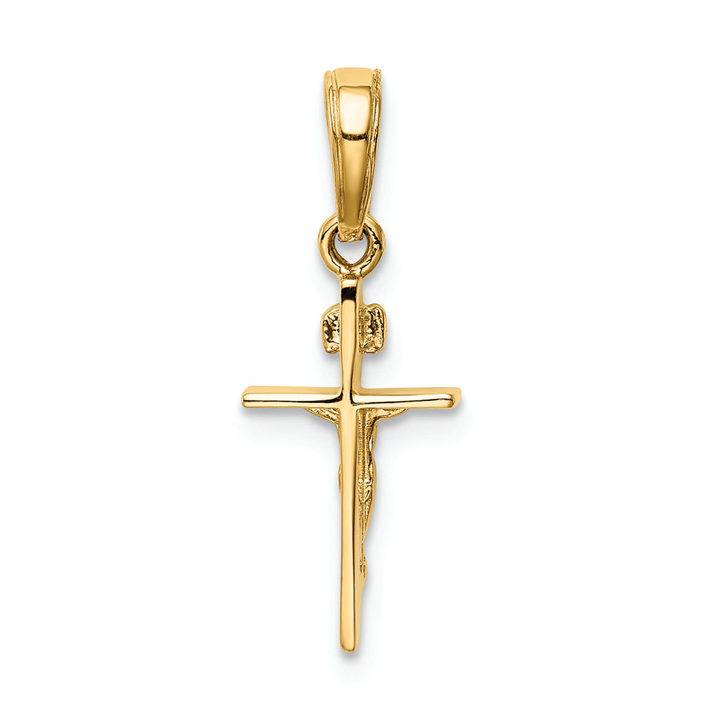 FJC Finejewelers 14k Yellow Gold Small Inri Crucifix Charm