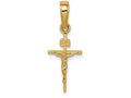 FJC Finejewelers 14k Yellow Gold Small Inri Crucifix Charm