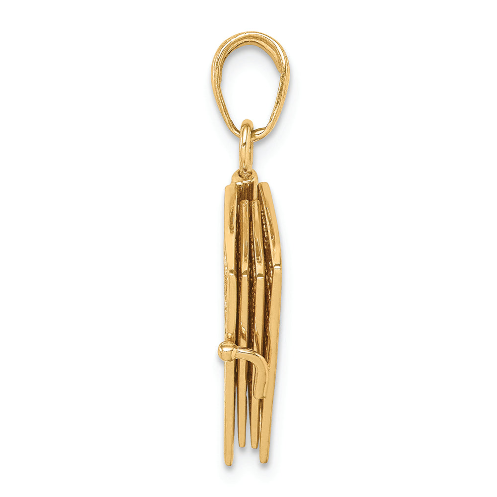 FJC Finejewelers 14k Yellow Gold Lord's Prayer Bible Charm
