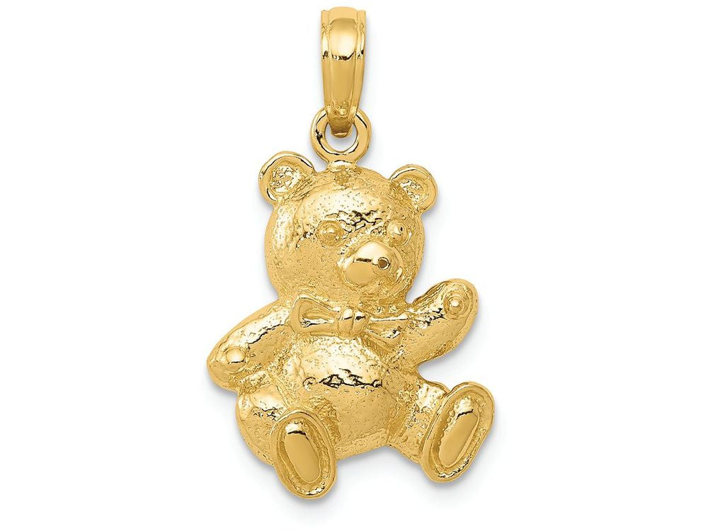 FJC Finejewelers 14k Yellow Gold Teddy Bear Charm