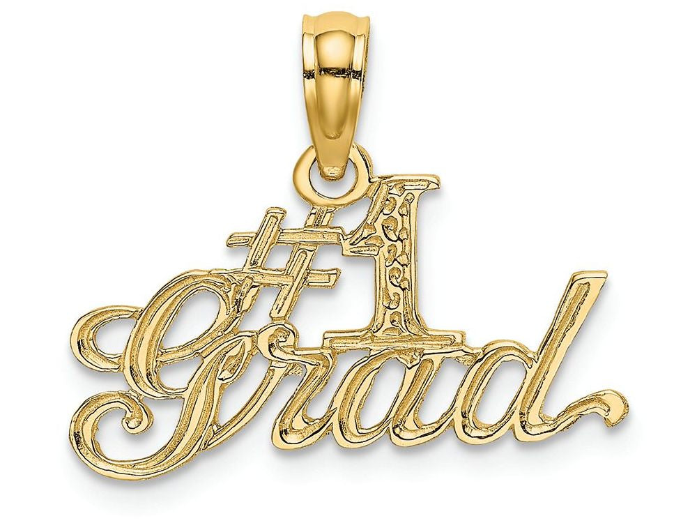 FJC Finejewelers 14k Yellow Gold #1 Grad Charm