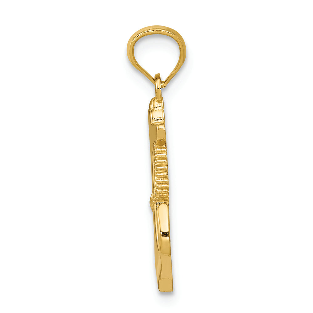 FJC Finejewelers 14k Yellow Gold Polished Anchor Charm