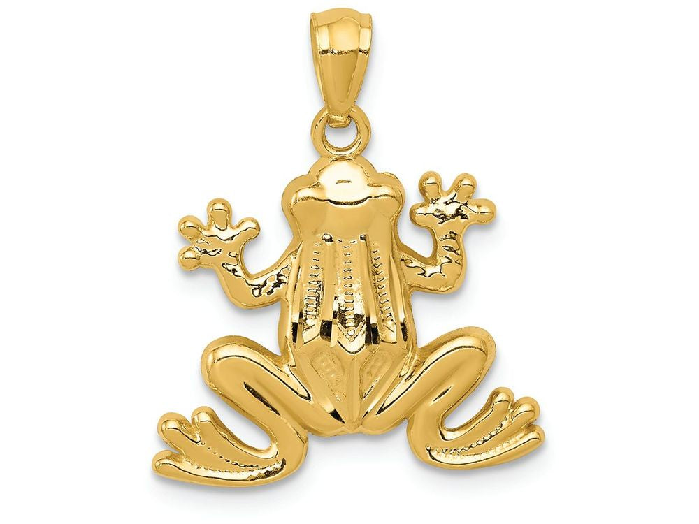 FJC Finejewelers 14k Yellow Gold Polished Frog Charm