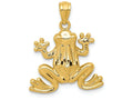 FJC Finejewelers 14k Yellow Gold Polished Frog Charm