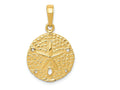 FJC Finejewelers 14k Yellow Gold Sand Dollar Charm
