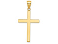 FJC Finejewelers 14k Yellow Gold Stick Cross Charm