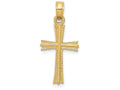 FJC Finejewelers 14k Yellow Gold Cross Charm