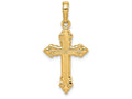 FJC Finejewelers 14k Yellow Gold Cross Charm