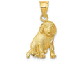 FJC Finejewelers 14k Yellow Gold Dog Charm