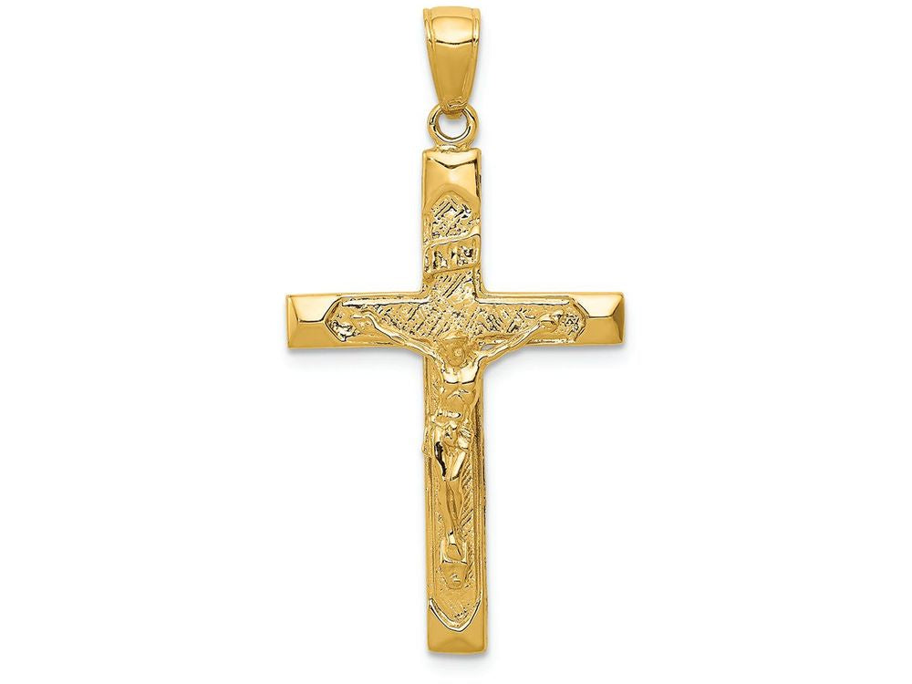 FJC Finejewelers 14k Yellow Gold Crucifix Charm
