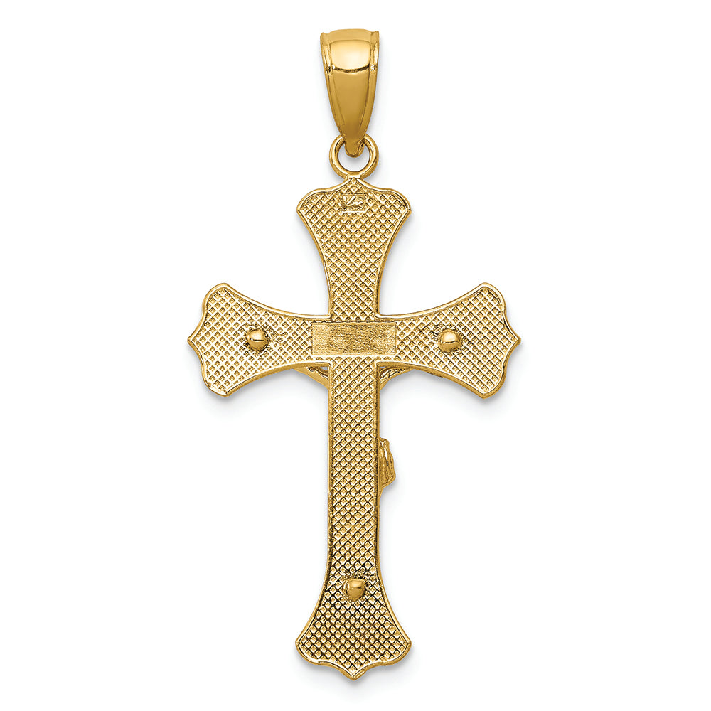 FJC Finejewelers 14k Yellow Gold Crucifix Charm
