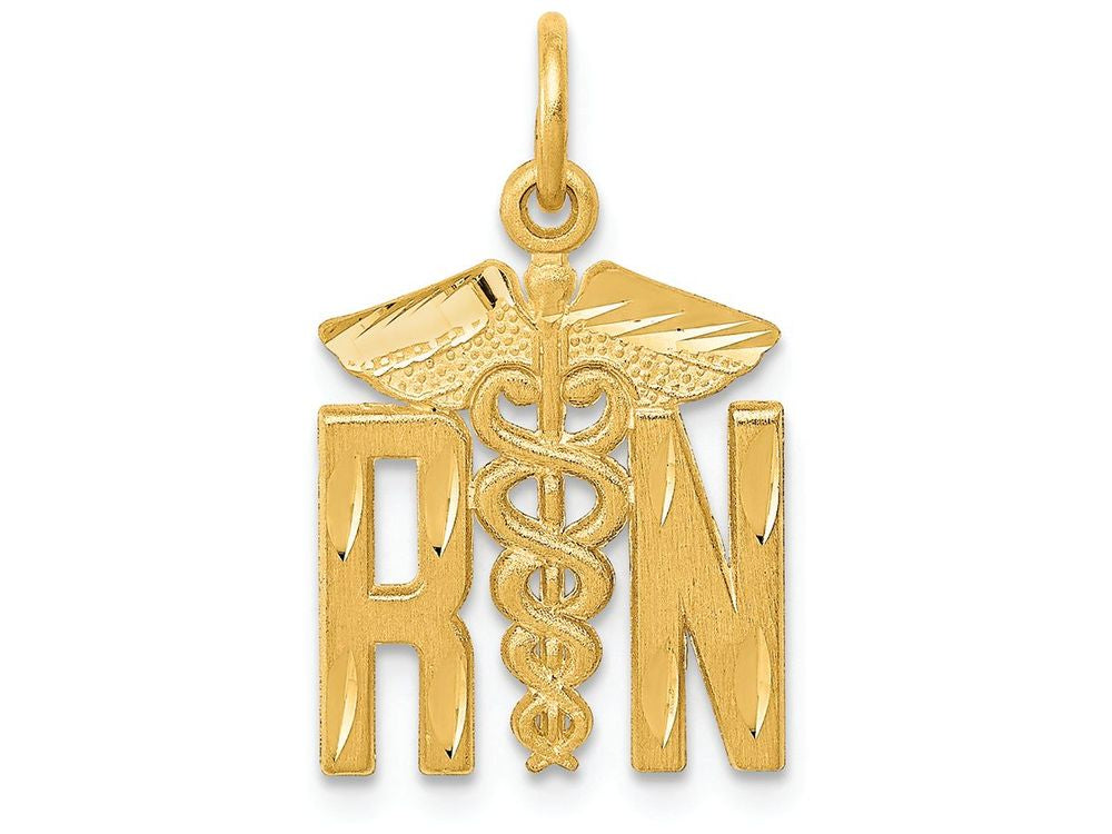 FJC Finejewelers 14k Yellow Gold Nurse Charm