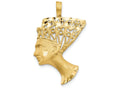 FJC Finejewelers 14k Yellow Gold Nefertiti Charm