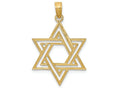 FJC Finejewelers 14k Yellow Gold Star Of David Charm