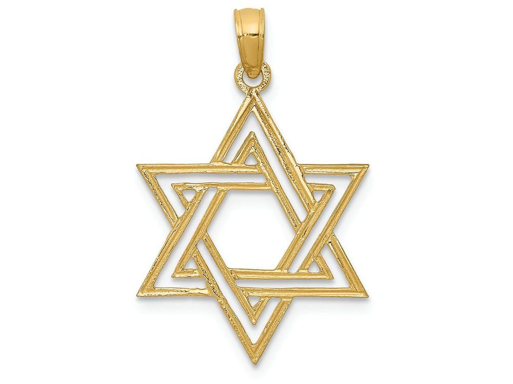 FJC Finejewelers 14k Yellow Gold Star Of David Charm