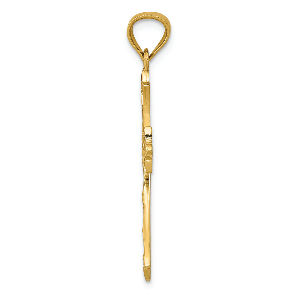 FJC Finejewelers 14k Yellow Gold Cross Charm