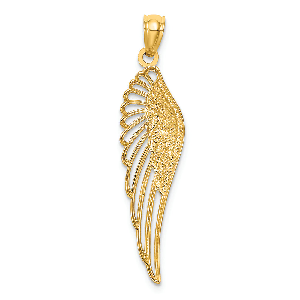 FJC Finejewelers 14k Yellow Gold Angel Wing Charm
