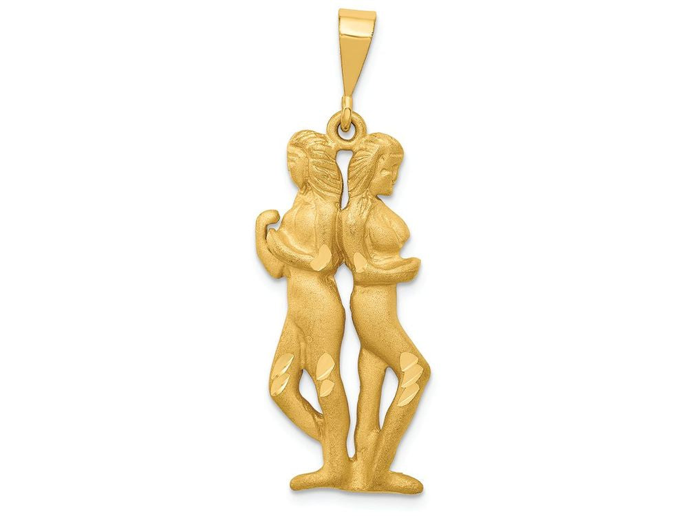 FJC Finejewelers 14k Yellow Gold Gemini Zodiac Charm