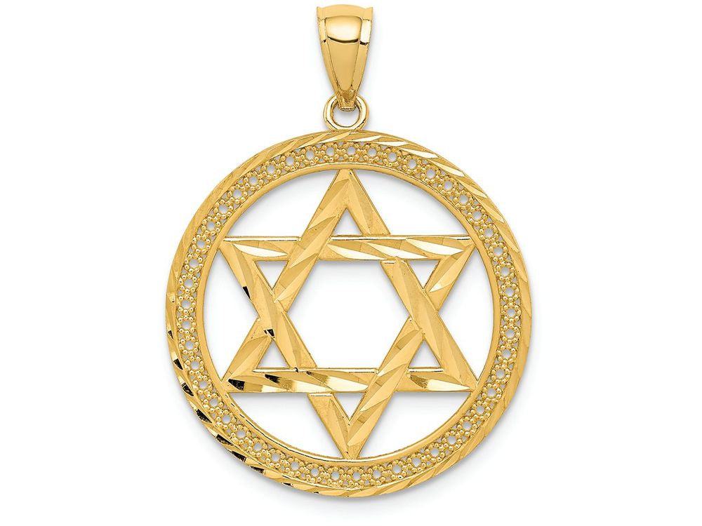 FJC Finejewelers 14k Yellow Gold Star Of David Charm
